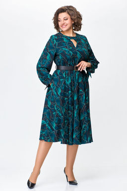 Блуза Swallow 803.2 черный+серебряный узор фото 940