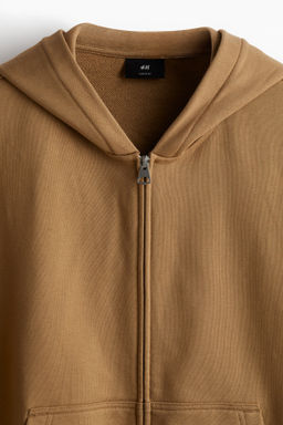Chaqueta sudadera boxy con cremallera Loose Fit - H&m фото 3