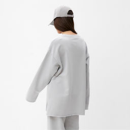 Свитшот женский MIST Cozy style, серый, размер 48