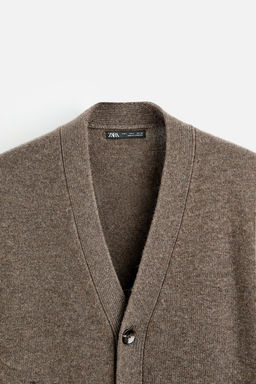 WOOL AND CASHMERE CARDIGAN - Zara фото 8
