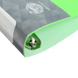 Папка на 4 кольцах А4, Calligrata, 25 мм, 700 мкм, внутренний карман, карман на корешок, салатовая  фото 4