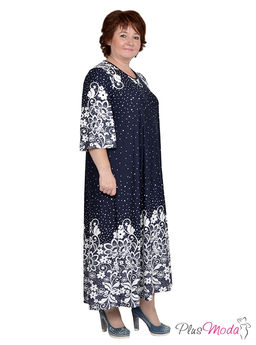 Платье Модель №647 размеры 44-82 - Plusmoda фото 4