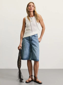 Джинсовые шорты бермуды / Zarina