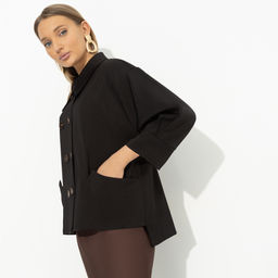 Жакет в полоску, Безупречные манеры (черный) - Charutti фото 2