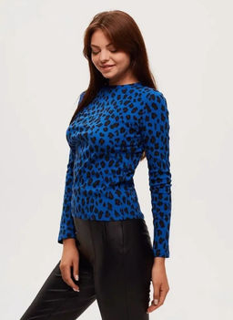 K11109 Лонгслив СИНИЙ