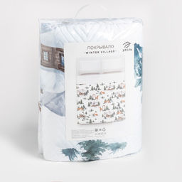 Покрывало «Этель» Евро Winter village, 230×210 см
