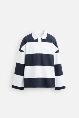 STRIPED POLO SHIRT - Zara фото 7