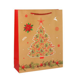 Пакет подарочный 26х32х10 / 5645-M /уп 12/480/Новый год - Галеонтрейд фото 5