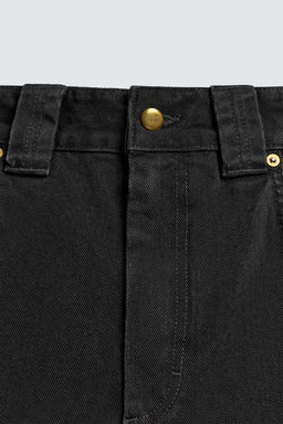 PANTAL?N CARPINTERO WIDE FIT / Negro - Zara фото 9