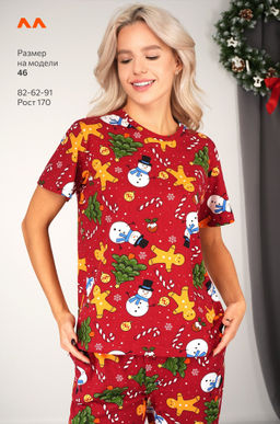 Женская новогодняя пижама Happyfox