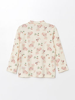 G?mlek Yaka Uzun Kollu K?z Bebek Pijama Tak?m? - Waikiki фото 3