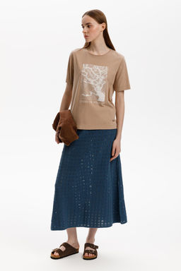 ЕВТ 3289/темно-бежевый фуфайка жен