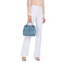 Женская сумка с ручкой DIVAS BAG Артикул 2229456, серо-голубой