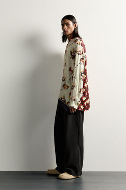 CAMISA OVERSIZE FIT ESTAMPADOS COMBINADOS LIMITED EDITION / Estampado - Zara фото 3