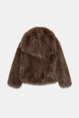 ZW COLLECTION FAUX FUR JACKET - Zara фото 5