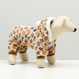 Комбинезон Звёзды с капюшоном, размер L (ДС 35 см, ОГ 45 см, ОШ 35 см), бежевый - Simaland фото 15