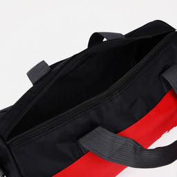 Сумка спортивная на молнии, длинный ремень, цвет чёрный/красный - Simaland фото 4