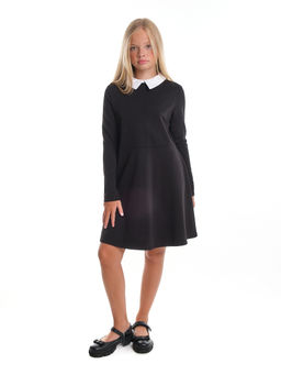 Школьное платье для девочки 22-7400 черный - Mini maxi фото 3