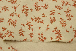 Теплый хлопок Луана цв.бежево-желтый, ш.1.51м, хлопок-100%, 160гр/м.кв - Купава фото 5