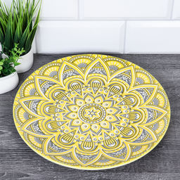 Блюдо круглое 27 см керамика / ZY012 /уп 36/ - Галеонтрейд фото 3