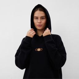 Толстовка KAFTAN «Чебурашка», размер 52-54, чёрная