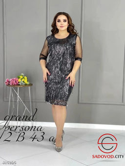 Платье женское с пайетками - Bruno фото 3