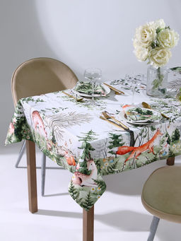Набор кухонный «Этель. Лесная сказка»: скатерть 148×112±2 см с ГМВО, салфетка 40×40 см - 4 шт.