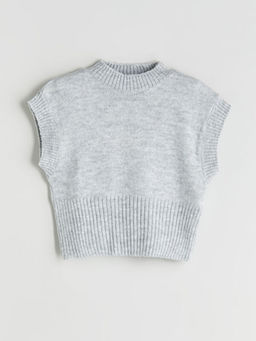 Yar?m Bal?k?? Yaka K?z ?ocuk Triko S?veter