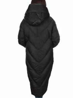 21-381 BLACK Пальто зимнее женское (200 гр. тинсулейт) - Fashion фото 5
