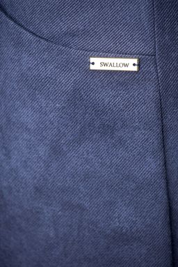 Блуза Swallow 803.2 черный+серебряный узор фото 796