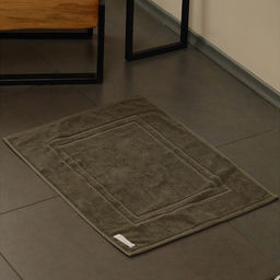 Коврик махровый SL HOME: Basic Олива, 5070 см, хлопок 100%