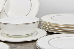 Обеденный сервиз Жемчуг, 6 персон, 27 предметов - Anna lafarg emily фото 13