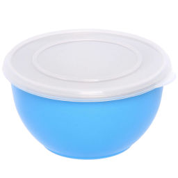 Миска из нержавеющей стали для СВЧ-печи с крышкой 0,45л 12см