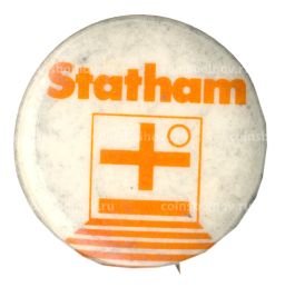 Значок рекламный Statham
