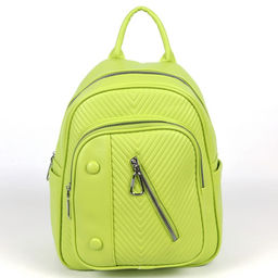 Женский рюкзак из эко кожи 0968 Светло-Зеленый - Cidirro фото 2