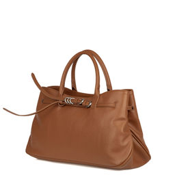 7019 walnut color, Женская кожаная сумка, Barcelo Biagi