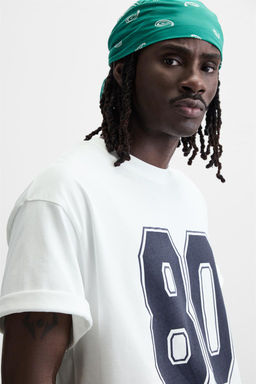 RETRO NUMBER PRINT T-SHIRT - Zara фото 5