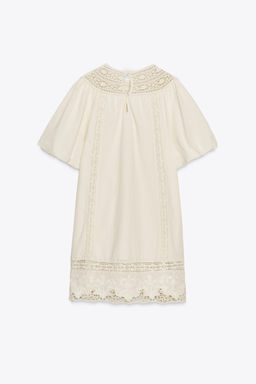 ZW COLLECTION EMBROIDERED SHORT DRESS - Zara фото 13