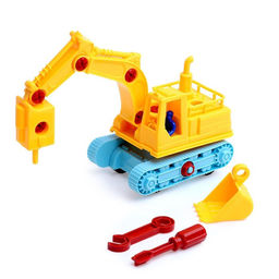 Конструктор Машина Экскаватор, 33 детали, МИКС