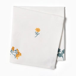 Кухонное полотенце Этель. Полевые цветочки, 40?70 см, рогожка 176 г/м?, 100% хлопок