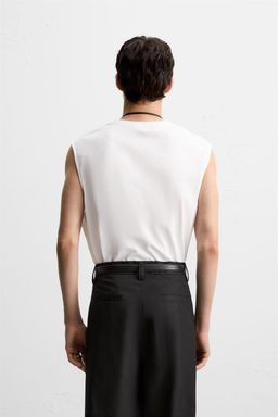 RELAXED FIT TANK TOP - Zara фото 3