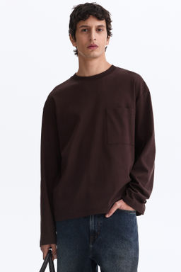 Camiseta de manga larga en punto Loose Fit - H&m фото 2