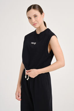 Майка трикотажная Черный