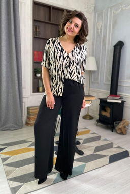 Костюм Rumoda 2128 черный+белый/принт  фото 4