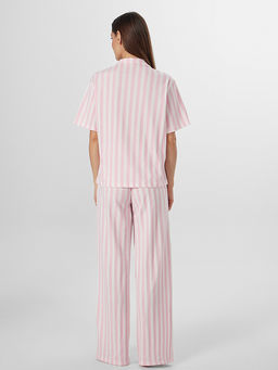 Комплект женский домашний розовый в полоску - Mark formelle фото 2