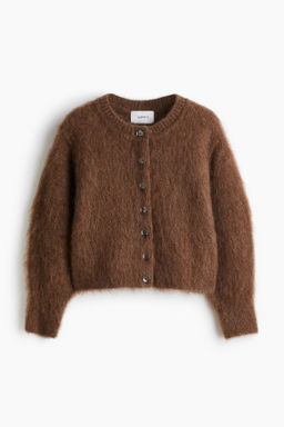 C?rdigan en mezcla de mohair