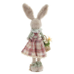 Фигурка декоративная "Зайка", L13 W10 H42 см