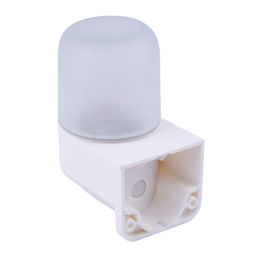 UWL-K03R 60W/E27 IP65 WHITE Светильник влагозащищенный под лампу Е27, угловой, для бань и саун, до +125С. Цвет корпуса белый. ТМ Uniel