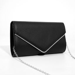 Сумка-клатч на клапане, цвет чёрный - Simaland фото 3