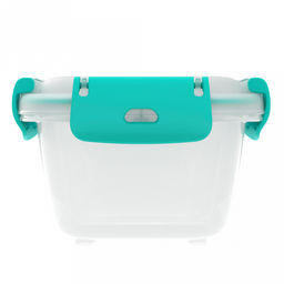 Контейнер для продуктов 0,8л, 17,3х13,1?х8,2см, с клипсами, уплотнитель, полипропилен, подходит для СВЧ (Россия) - Домашняя мода фото 4